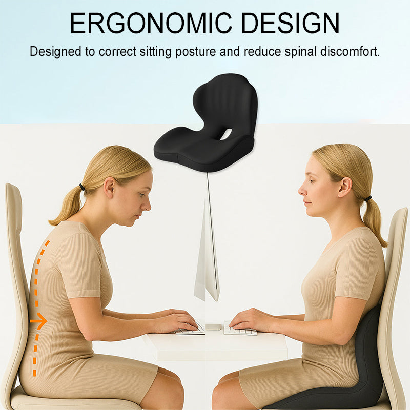 🚀💺Ergonómikus ülőpárna deréktámasztékkal