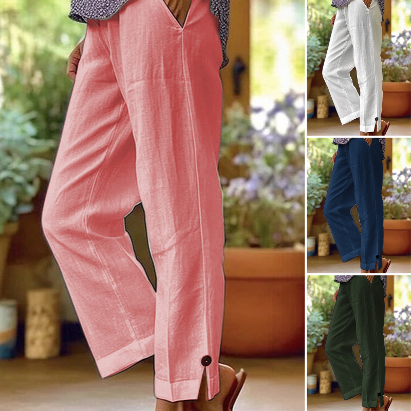 【S-2XL】👖Női egyenes szárú bokapánt nadrág