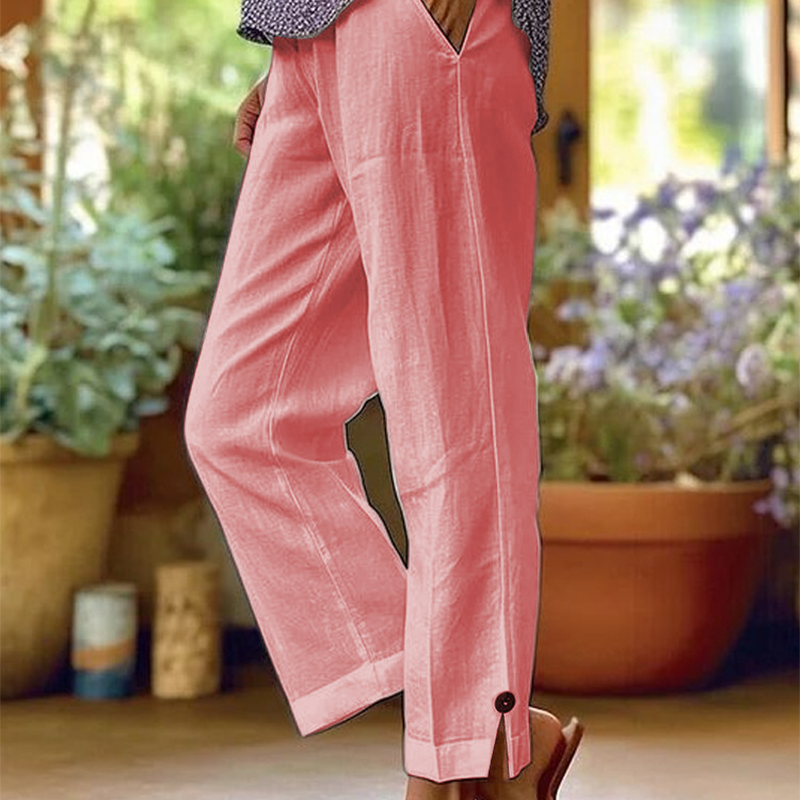 【S-2XL】👖Női egyenes szárú bokapánt nadrág