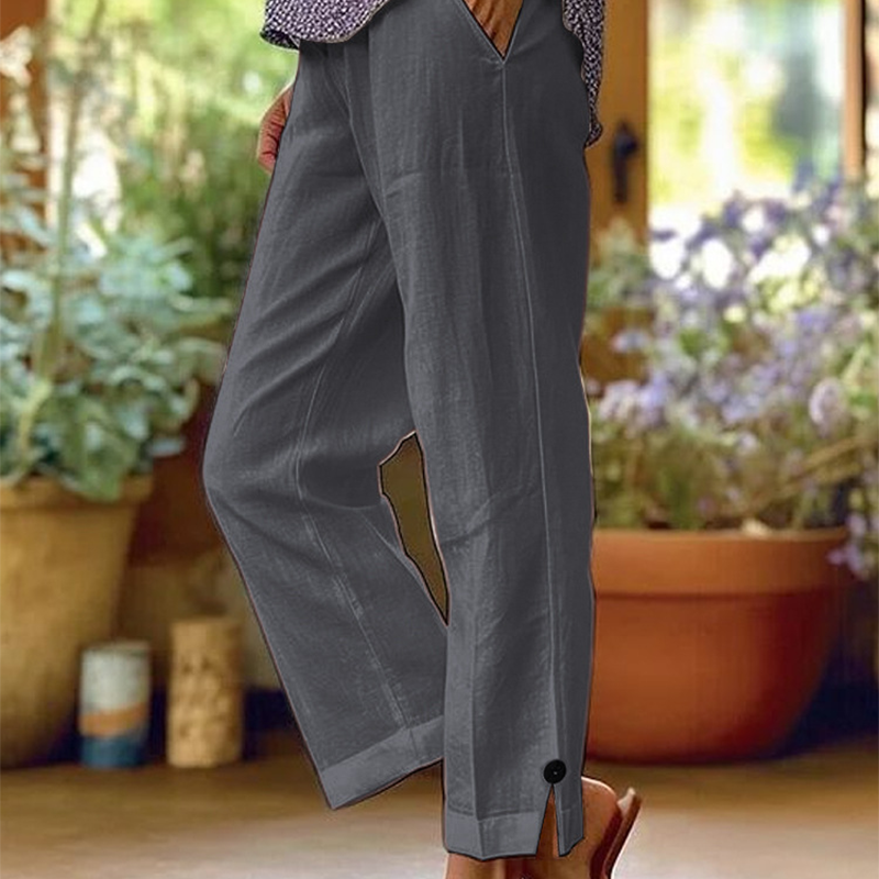 【S-2XL】👖Női egyenes szárú bokapánt nadrág