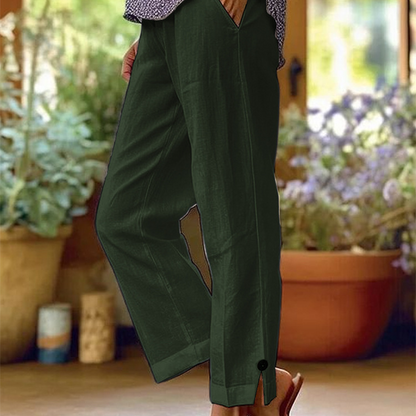 【S-2XL】👖Női egyenes szárú bokapánt nadrág