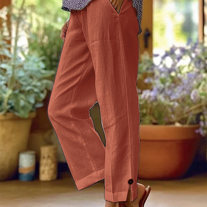 【S-2XL】👖Női egyenes szárú bokapánt nadrág