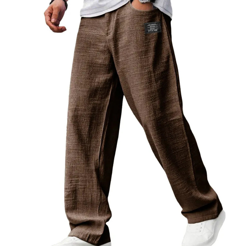 【✨S-5XL】👖Légáteresztő férfi egyenes nadrág