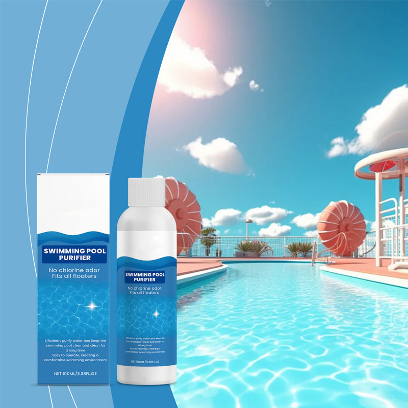💧Úszómedence-tisztítószer – 🏊‍♂️💙 Élvezze a kristálytiszta, frissítő úszás élményét.