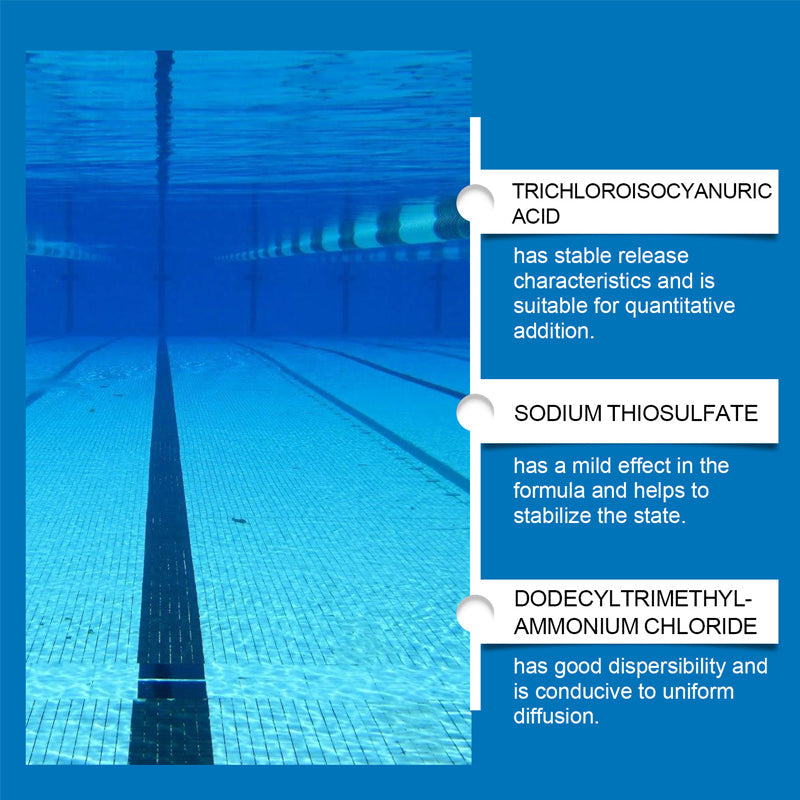 💧Úszómedence-tisztítószer – 🏊‍♂️💙 Élvezze a kristálytiszta, frissítő úszás élményét.