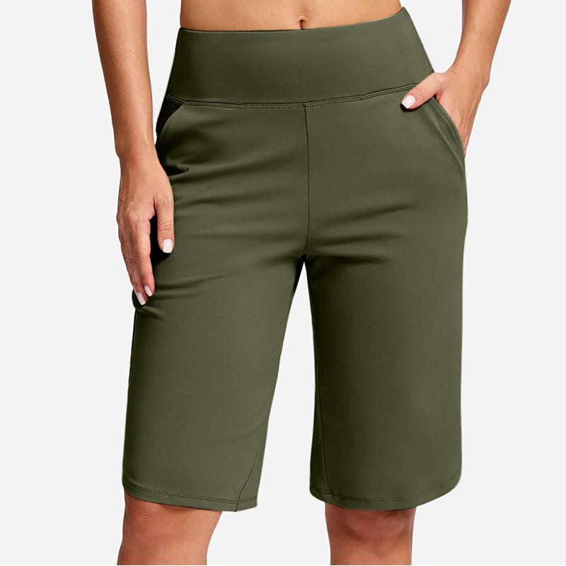 【🔥S-2XL】🩳Női magas derekú jógashort zsebekkel