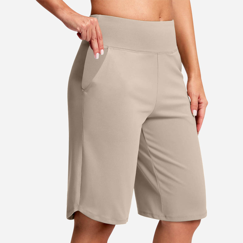 【🔥S-2XL】🩳Női magas derekú jógashort zsebekkel