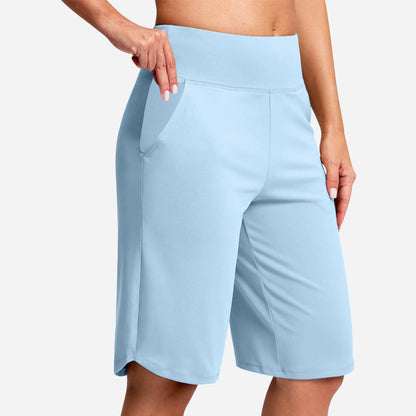 【🔥S-2XL】🩳Női magas derekú jógashort zsebekkel