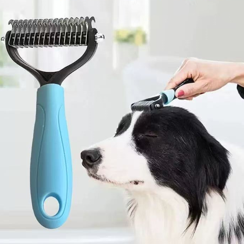 【🐾1+1 INGYEN】🐶Kétoldalas fésű macskáknak és kutyáknak egyaránt