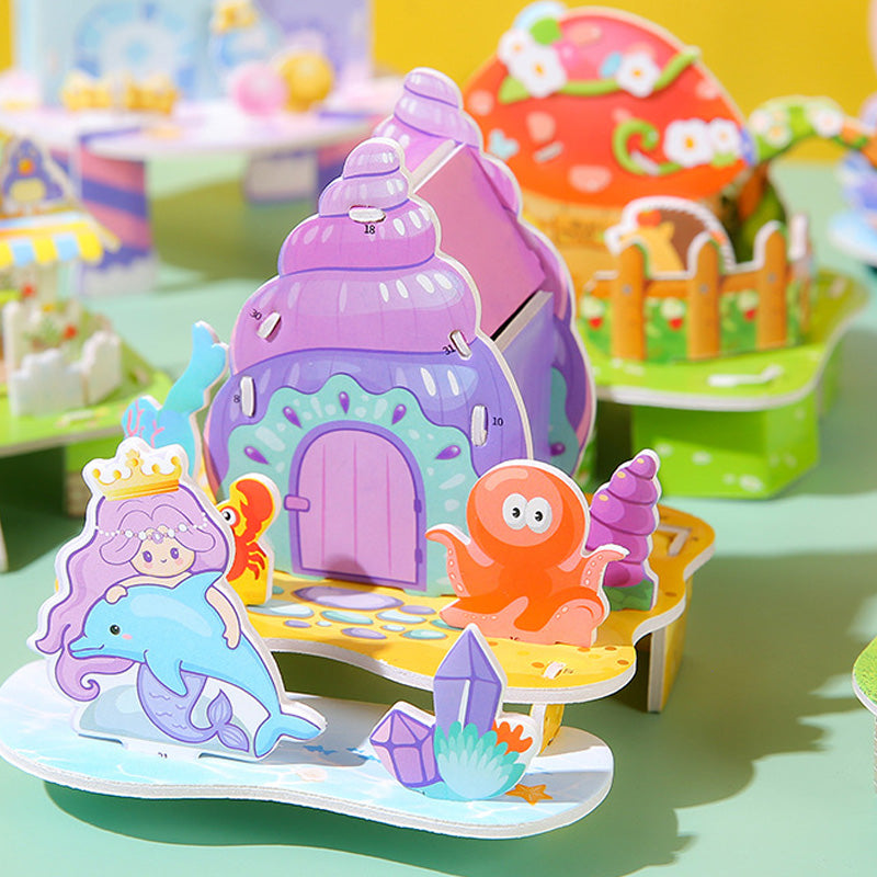 🏰🧩 Építse fel saját 3D világát – 🎨3D papír puzzle építőkészlet