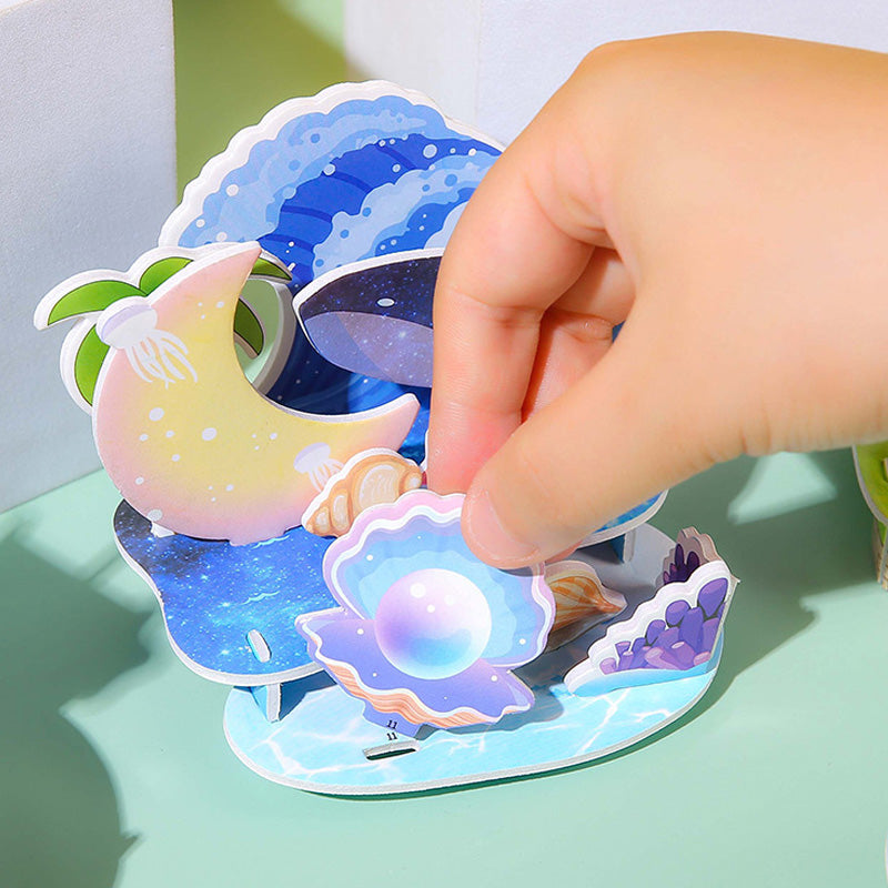 🏰🧩 Építse fel saját 3D világát – 🎨3D papír puzzle építőkészlet