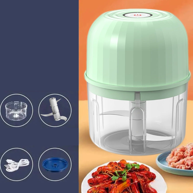 🥕🧄Vezeték nélküli, hatékony elektromos mini aprítógép