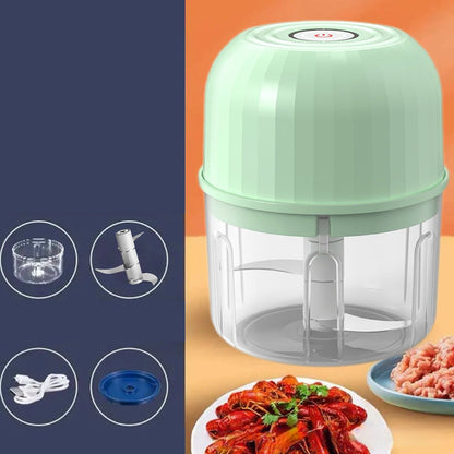 🥕🧄Vezeték nélküli, hatékony elektromos mini aprítógép