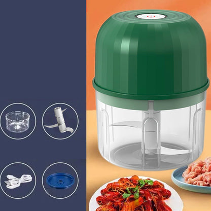 🥕🧄Vezeték nélküli, hatékony elektromos mini aprítógép