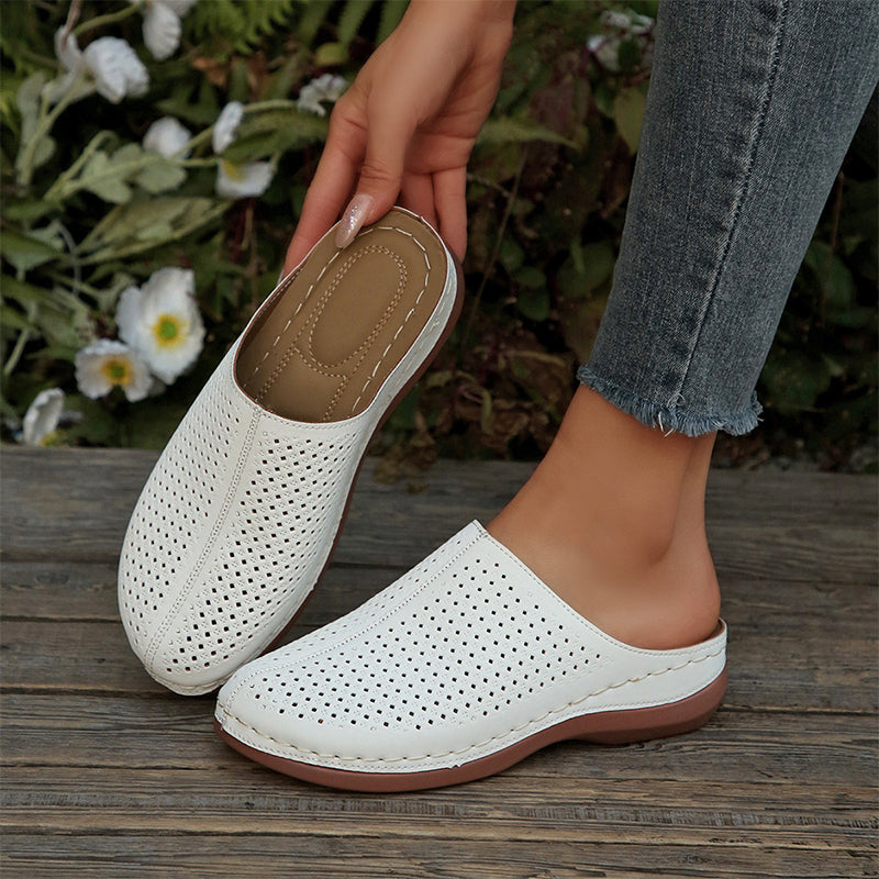 【💖EU 36-43】👡Női platformos papucs perforált, csúszásgátló talppal