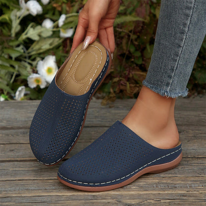 【💖EU 36-43】👡Női platformos papucs perforált, csúszásgátló talppal