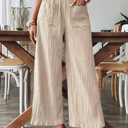 【S-2XL】🌿Női kényelmes, egyszínű, bő szabású nadrág