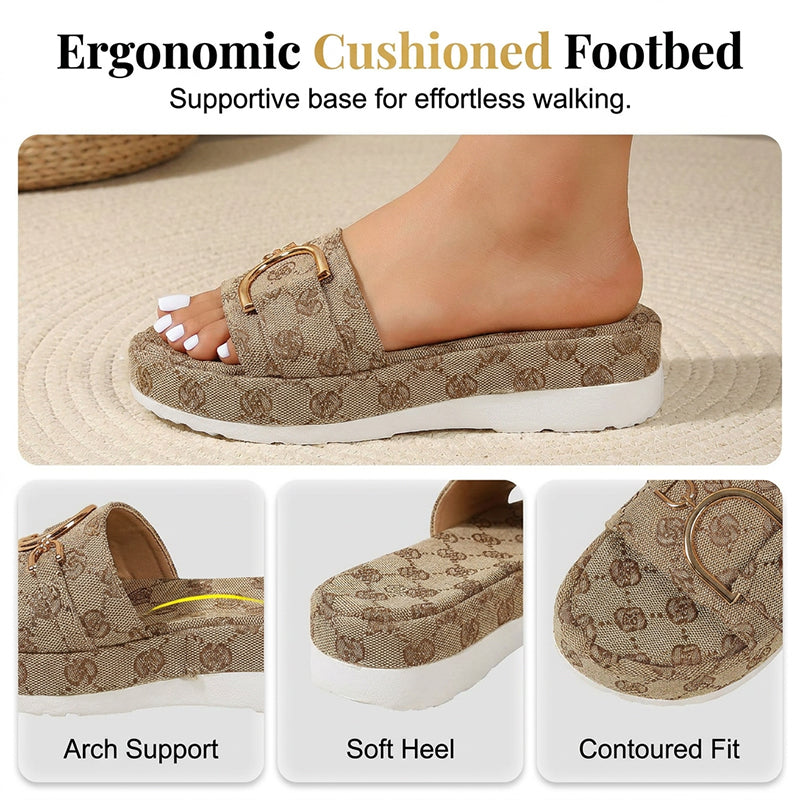 【🔥EU 36-43】👡Lépjen elegánsan és könnyedén – Divatos, geometrikus mintájú szandál