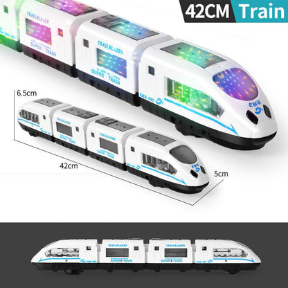 🚅⚡ Világító és zenélő elektromos játékvonat