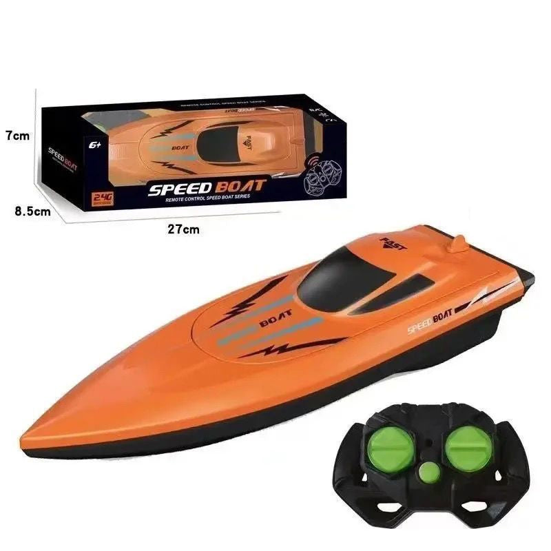 🎮 🚢 FÉLÁRON! 2,4 GHz-es nagysebességű RC versenycsónak két motorral
