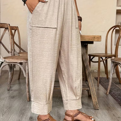 【XL-5XL】💖Női laza szabású, mandzsettás bokapánt
