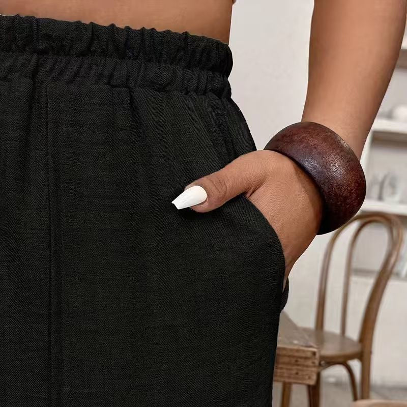 【XL-5XL】💖Női laza szabású, mandzsettás bokapánt