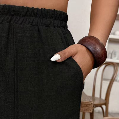 【XL-5XL】💖Női laza szabású, mandzsettás bokapánt