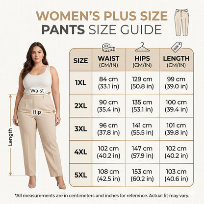 【XL-5XL】💖Női laza szabású, mandzsettás bokapánt