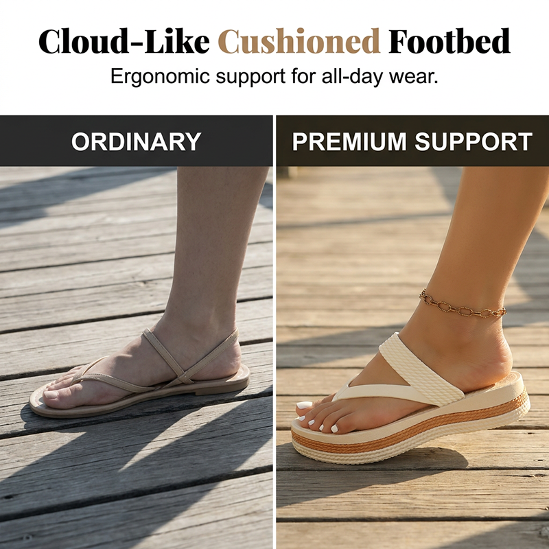 【💯EU 36-41】🌞👡Nyári Női Platform Papucs Szőtt Pánttal