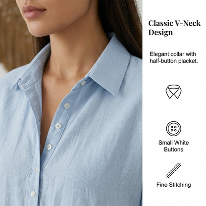 【✨S-3XL】👗Női kényelmes lenvászon kevert anyagú ingruha