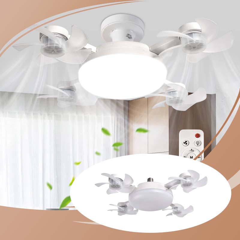 🌀Mennyezeti ventilátor LED lámpával és távirányítóval