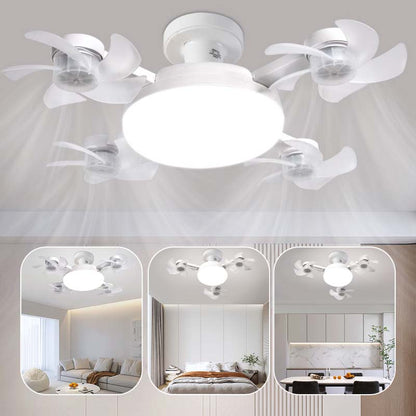 🌀Mennyezeti ventilátor LED lámpával és távirányítóval