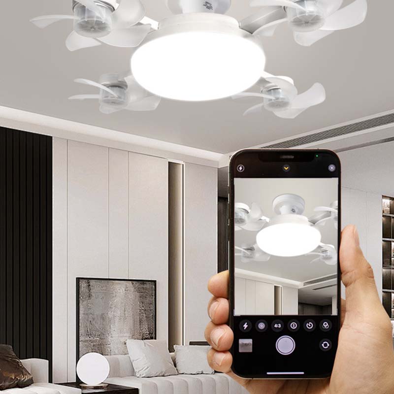 🌀Mennyezeti ventilátor LED lámpával és távirányítóval