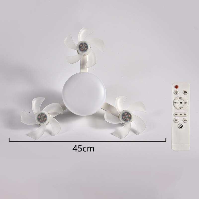 🌀Mennyezeti ventilátor LED lámpával és távirányítóval