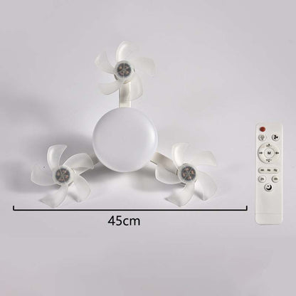 🌀Mennyezeti ventilátor LED lámpával és távirányítóval