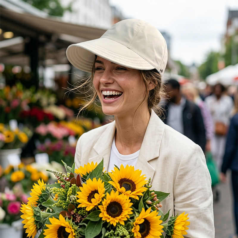🧢🌞 Női Napkalap UPF 50+ Védelemmel: Maradjon Árnyékban és Kényelemben!