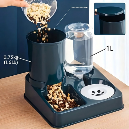 🐱🍽️Automatikus macskaetető és vízadagoló – Kényelmes, pontos adagolás, friss víz mindig