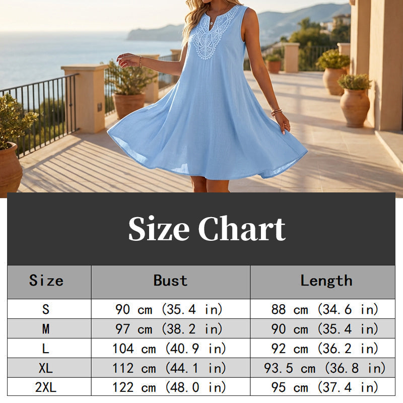 【✨S-2XL】👗Légáteresztő nyári alkalmi ruha