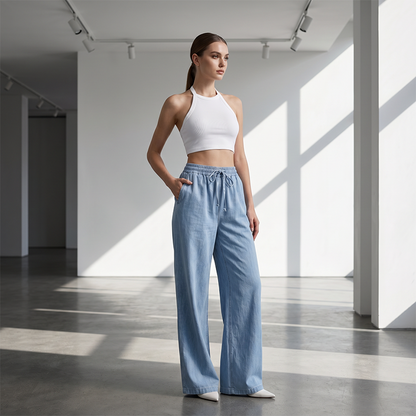 【S-3XL】👖Női alkalmi egyenes szárú nadrág
