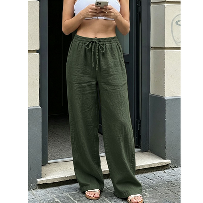 【S-3XL】👖Női alkalmi egyenes szárú nadrág