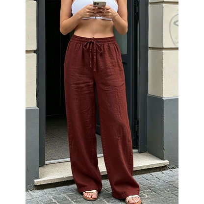 【S-3XL】👖Női alkalmi egyenes szárú nadrág
