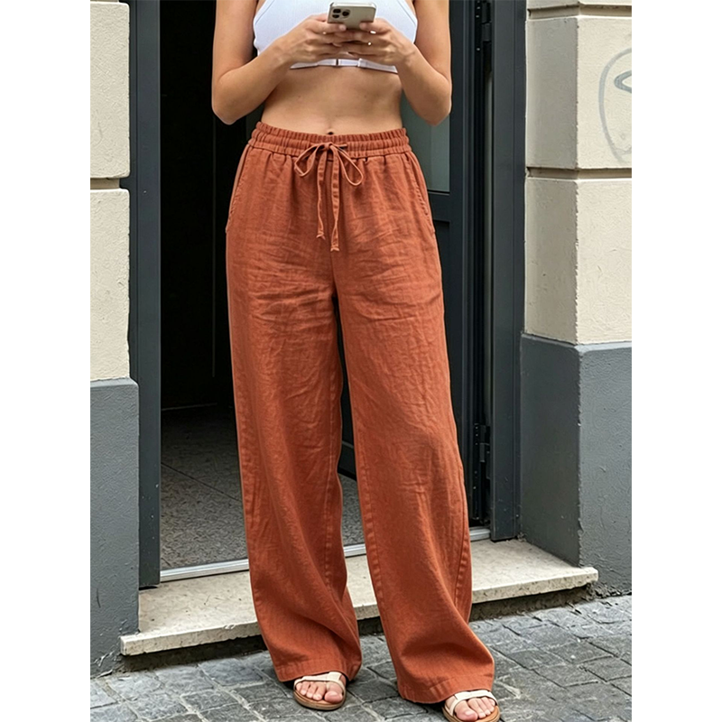 【S-3XL】👖Női alkalmi egyenes szárú nadrág