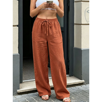 【S-3XL】👖Női alkalmi egyenes szárú nadrág
