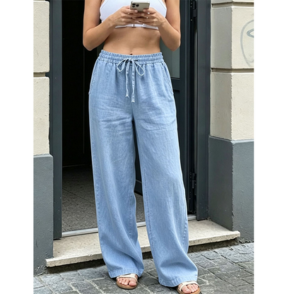 【S-3XL】👖Női alkalmi egyenes szárú nadrág