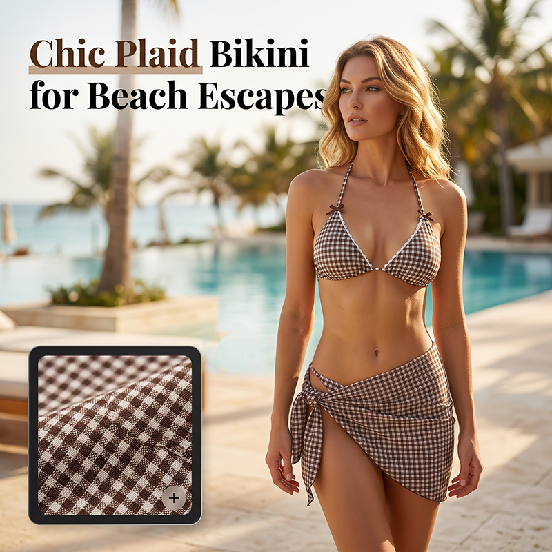 👙Női bikini szett – 🏖️Élvezze a nyári hangulatot!