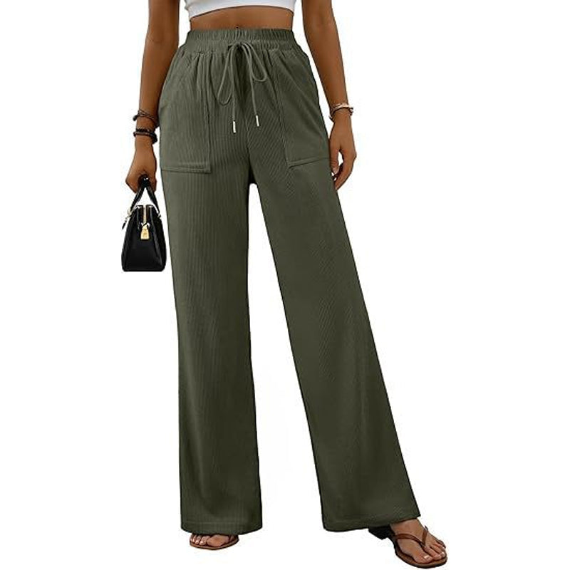 【S-2XL】👖Női előnyös szabású, széles szárú nadrág