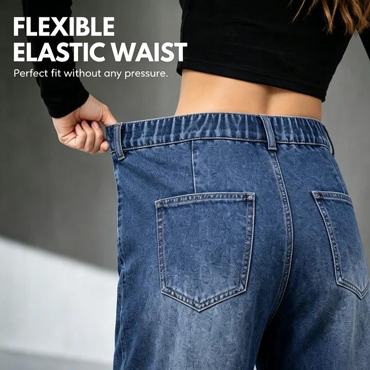 【S-XL】👖Női magas derekú harem farmernadrág