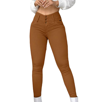 【S-2XL】✨Női sztreccs magas derekú skinny nadrág