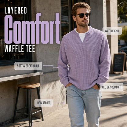 【S-4XL】🥼Réteges kényelmes gofri póló