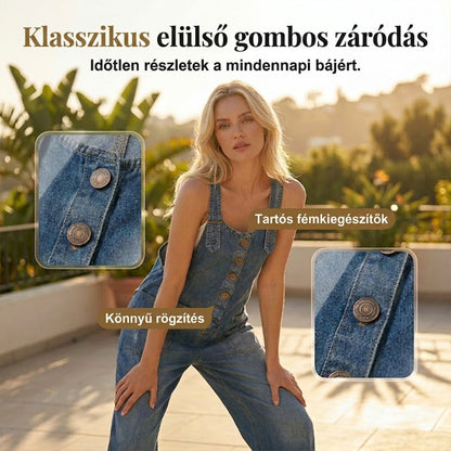 【🔥S-3XL】👗Női mindennapi bő farmer overall zsebekkel